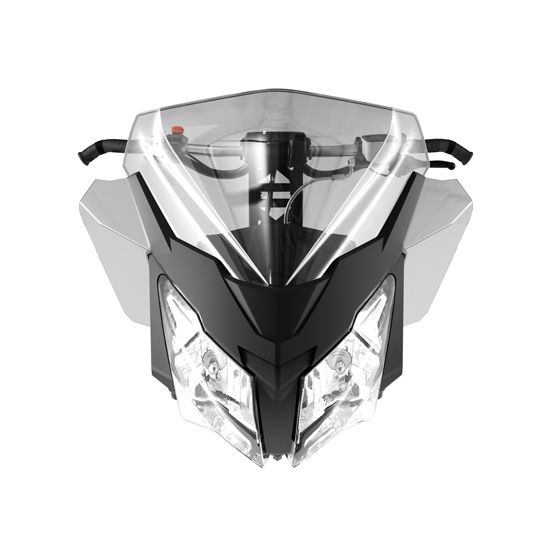Ski-Doo Medium Injected Windshield and Side Deflector Kit (XM, XS)